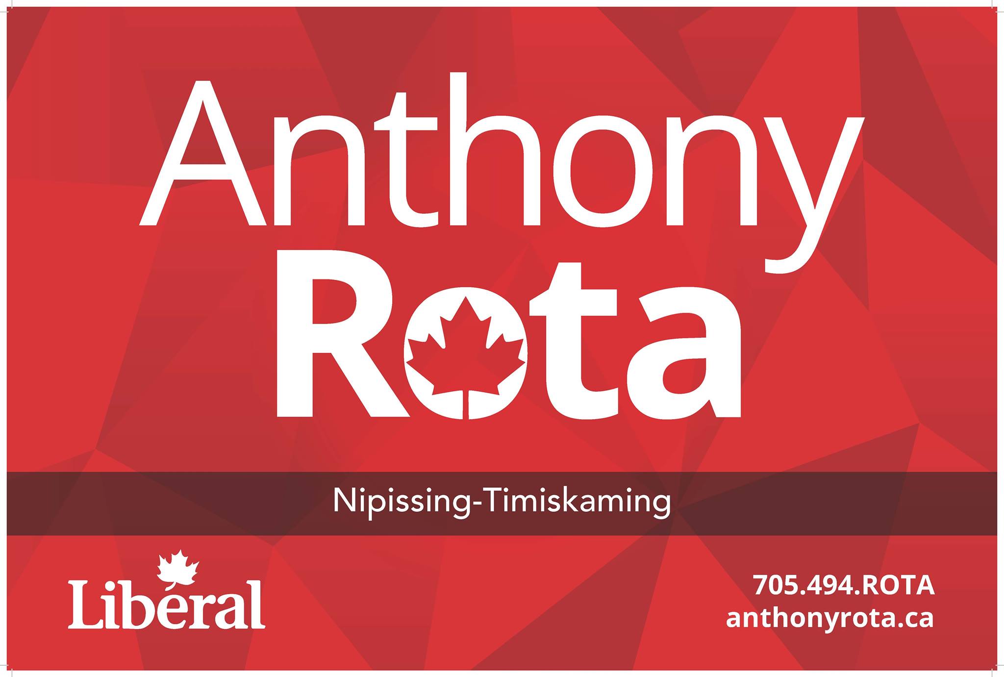 Anthony Rota, MP Nipissing-Timiskaming